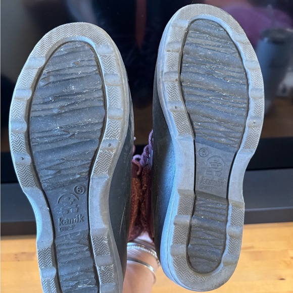 Kamik Snow Duck Boots Purple Size 6 Lace Up Heat MX Waterproof Marled - Picture 6 of 8